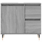 thumbnail of vidaXL Badschrank Grau Sonoma 65x33x60 cm Holzwerkstoff