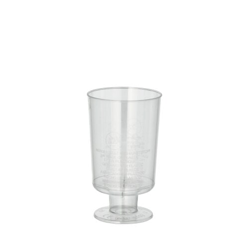 PAPSTAR, Glazen voor witte wijn, PS 0,1 l Ø 5,1 cm · 8,5 cm glashelder 1- vaks