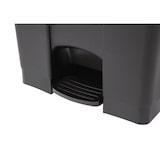 thumbnail of Cubo de basura con pedal para cocina Jantex, color negro, 87 l