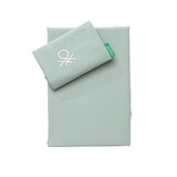 thumbnail of Benetton - Set 3 Piezas Cama Individual: Sábana Plana (160x290cm), Sábana Bajera (90x200cm), 1 Funda de Almohada (50x80cm) 100% Algodón Verde