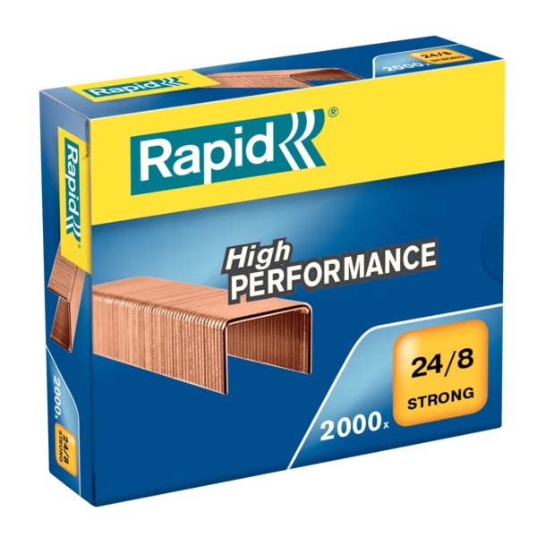 Rapid nietjes 24/8 verkoperd strong (2000)