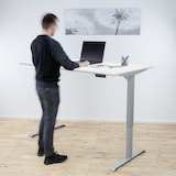 thumbnail of Schreibtisch elektrisch höhenverstellbar, Ergonomische Arbeitstisch, Gestell und Tischplatte