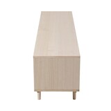 thumbnail of SalesFever Meuble bas TV avec façade en rotin | 2 portes, 2 compartiments ouverts | Corps MDF | Pieds en bois de paulownia | L150xP36xH45cm |nature