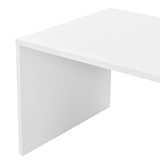 thumbnail of Helloshop26 - Mesa de centro elegante de 90 cm em branco e preto para sala de estar 03_0006166