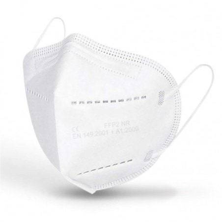 Mascarilla FFP2 NR blanca 4 capas. Caja 30 uds