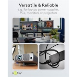 thumbnail of Notebook Kabel 93586 1,8m Schutzkontakt auf IEC 320-C5 B