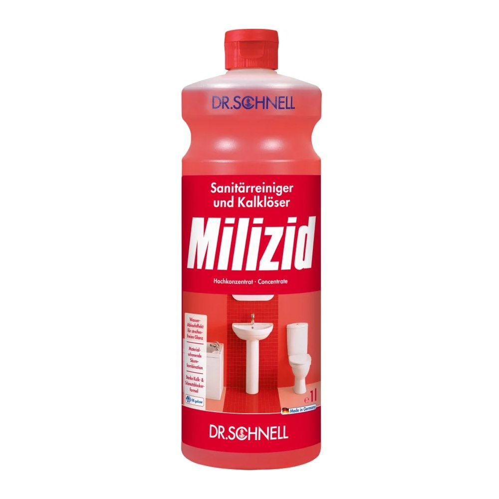 Dr. Schnell MILIZID Sanitärreiniger Hochkonzentrat - 1 Liter Flasche
