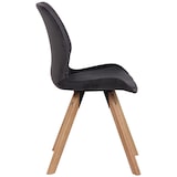 thumbnail of Décoshop26 - Chaise de salle à manger x1 style scandinave en tissu velours gris foncé 10_0002309
