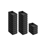 thumbnail of PROREGAL 24x Leitfähige Industriebox 300 B | HxBxT 8,1x18,3x30cm | 3,4 Liter | ESD, Sichtlagerkasten, Sortimentskasten, Sortimentsbox