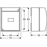 thumbnail of Busch-Jaeger Heizung-Notschalter 2601/6 SKWNH-54 2CKA001085A1631