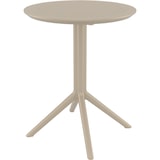 thumbnail of Lot de 2 tables d’extérieur rondes pliantes de 60 cm Sky Table Taupe