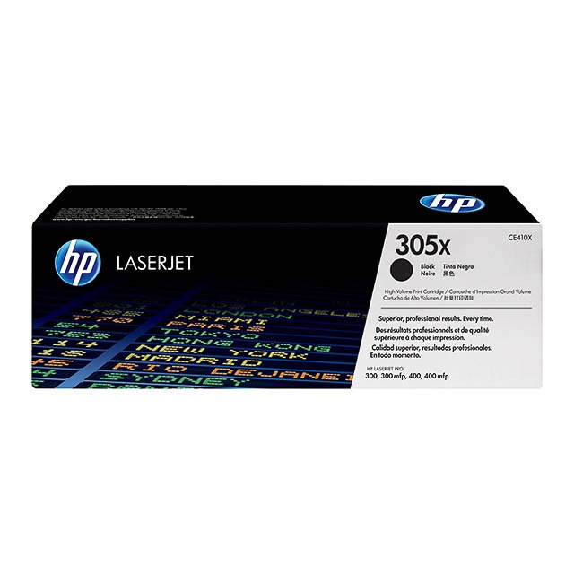 HP 305X Toner Preto Original LaserJet de Alto Rendimento