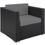 thumbnail of Rattan Lounge mit Aluminiumgestell München inkl. Bezüge in 2 Farben  
1