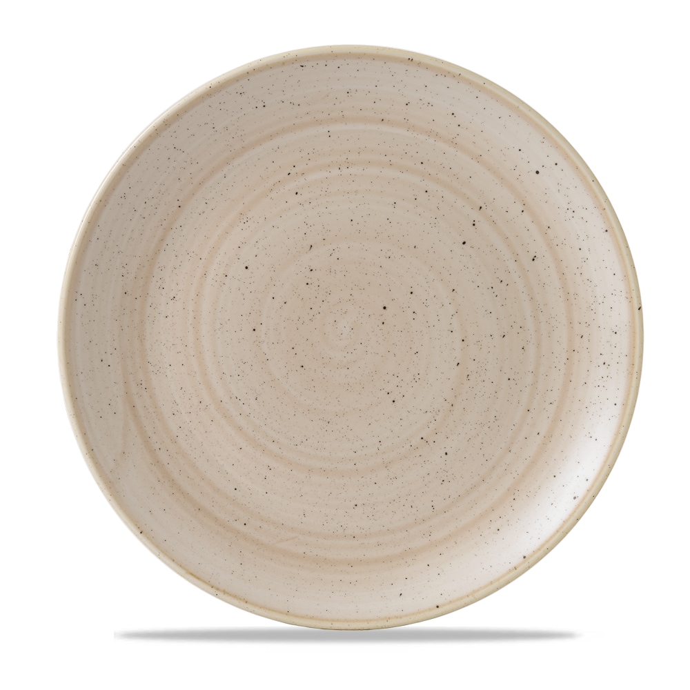 Churchill Stonecast Teller Coupe 28,8 cm, Nutmeg Cream