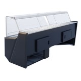 thumbnail of KBS koeltoonbank 2520x865x1220 mm rechte glasconstructie met schuifpanelen 230 V