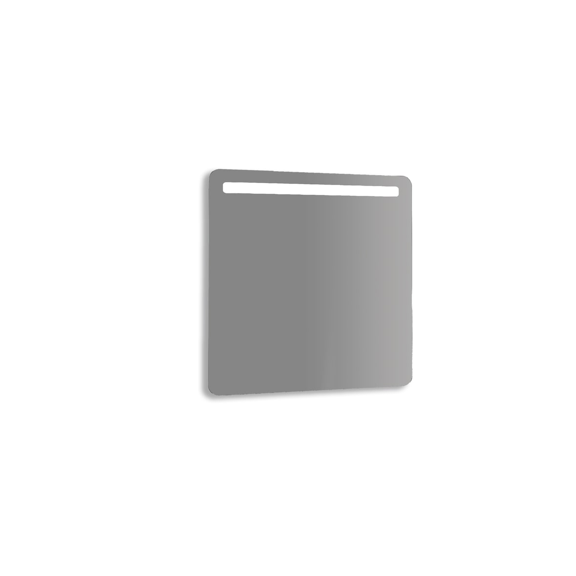 Espejo de Pared  Rectangular | Espejo Decorativo con luz led Rectangular | Espejo de Baño Rectangular | 80 cm - 80 cm