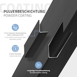 thumbnail of ECD Germany Tischbeine 2er Set Trapez 60x72 cm Schwarz | Stahl pulverbeschichtet, Industrial Tischkufen Tischgestell Esstisch