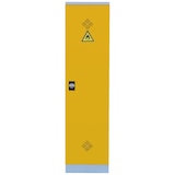 thumbnail of Umweltschrank Gefahrstoffschrank Pflanzenschutzschrank195x50x42,2cm grau/gelb 566246