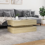 thumbnail of vidaXL Couchtisch mit LED-Leuchten Sonoma-Eiche 90x50x40 cm