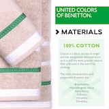 thumbnail of Benetton - Toalha de Lavabo 30x50cm 100% Algodão Bege com Listras Neutral