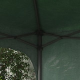 thumbnail of Carpa plegable 3x3 m cenador de jardín con altura ajustable 1 pared lateral impermeable 4 bolsas de arena y bolsa de transporte verde