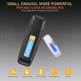 thumbnail of Micro Espion Enregistreur Vocal USB Rechargeable Support Carte TF 32GB Noir YONIS