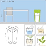 thumbnail of LECHUZA CUBICO Color 40 All-in-One Set Topfpflanzer Freistehend Polypropylen (PP) Graphit