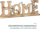 thumbnail of Dekofigur Home 24 cm aus Mangoholz und Aluminium Skulptur mit Figuren Symbol für Familie und Zusammenhalt Handarbeit modern auf Holzsockel Unikat