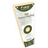thumbnail of Exacompta Packung mit 100 Trennstreifen, gelocht, trapezförmig aus Recycling-Papier 180g/qm, 105x240mm - Forever