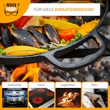 thumbnail of BBQ-Nerd® Paellapfanne aus Gusseisen Ø 36 cm (6 Personen) ? Antihaftpfanne mit Flachboden für traditionelle spanische Paella ? Gusspfanne