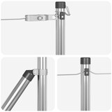 thumbnail of vidaXL Zaunpfosten 52 pcs Grau 3,2 x 3,2 x 70 cm