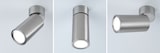 thumbnail of Paulmann Plafonnier LED 3-Step-Dim Turnal  Coin 2700K 470lm 230V 6W gradable Acier brossé 93091