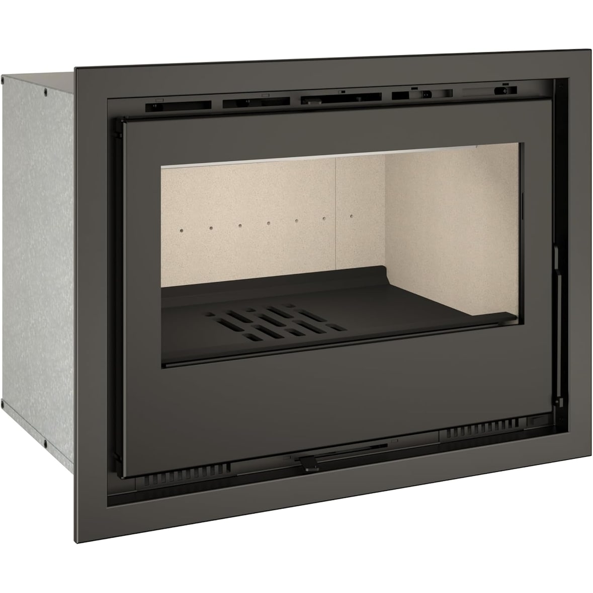 TJ - Inzet Houtkachel met Ventilator Model FLAMA 49 van 6,4 kW