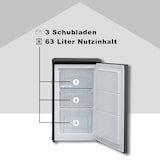 thumbnail of Telefunken CF-34-101-B Gefrierschrank (4-Sterne) / Höhe 82,1 cm / 160 kWh / 63 L Nutzinhalt