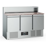 thumbnail of Gastro pizzatafel Gekoelde toonbank RVS 1365x700x1075mm 402l +2/+8°C
