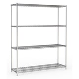 thumbnail of Combisteel stellingsysteem met 4 legborden van chroom 150x450x1800mm