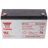 thumbnail of Yuasa NP10-6 Blei Akku 6 Volt mit 10Ah und Faston 4,8mm Kontakten