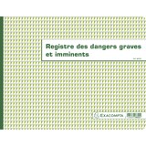 thumbnail of Registre des dangers graves et imminents, 24x32 20p.