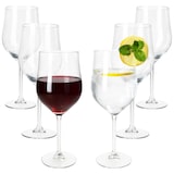 thumbnail of 6x Olivia Open Wine Wasser- & Weingläser 300ml mit Fuß Cocktailglas Partys Feier