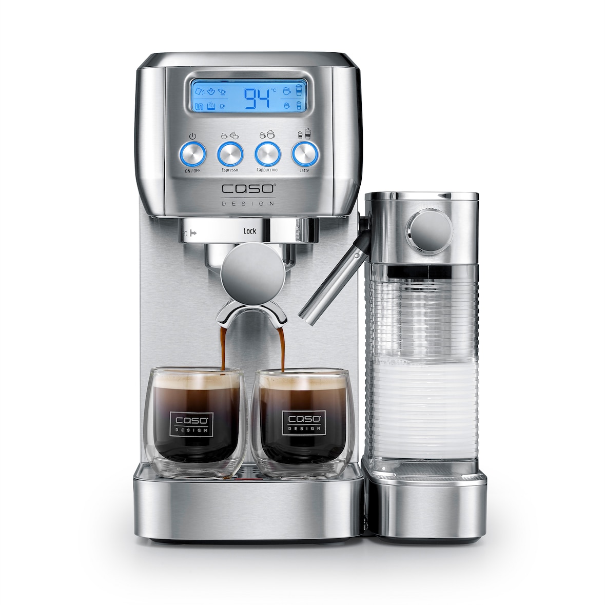 caso design - Macchina da caffè Espresso Gourmet Latte Inox