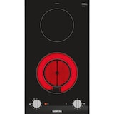 thumbnail of Siemens iQ300, Domino-Kochfeld, Elektro, 30 cm, Schwarz, Mit Rahmen aufliegend ET375CFA1E