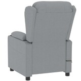 thumbnail of vidaXL Massagesessel Elektrisch Hellgrau Stoff