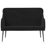 thumbnail of vidaXL Sitzbank Schwarz 110x76x80 cm Samt
