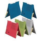 thumbnail of Falken 15033806 Pendelhefter, für DIN A4, 320g/m2 Manila-RC-Krt., kaufm. Heftung, mit Schlitzstanzung, mit Dehntasche am Rückdeckel - Grün