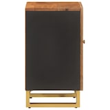 thumbnail of vidaXL Badschrank Braun und Schwarz 38x33,5x58 cm Massivholz Mango