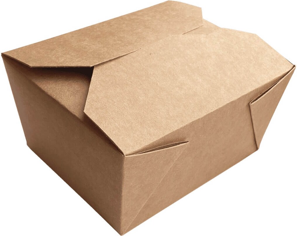 250x Multi-Food Box, Kraft, 700ml, braun