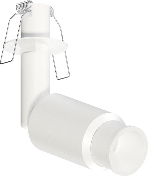 Micro Zoom Einbaustrahler, 2 W, verstellbar, 15-36 Grad, 4000 K, mattweiß - Hocheffiziente technische Beleuchtung, Beneito & Faure