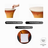 thumbnail of Stehtischhusse Stretch für Bistrotisch Motiv Ø 60-65x110-120 cm Bierglas