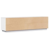 thumbnail of Mueble de TV madera maciza de pino blanco 156x37x45 cm