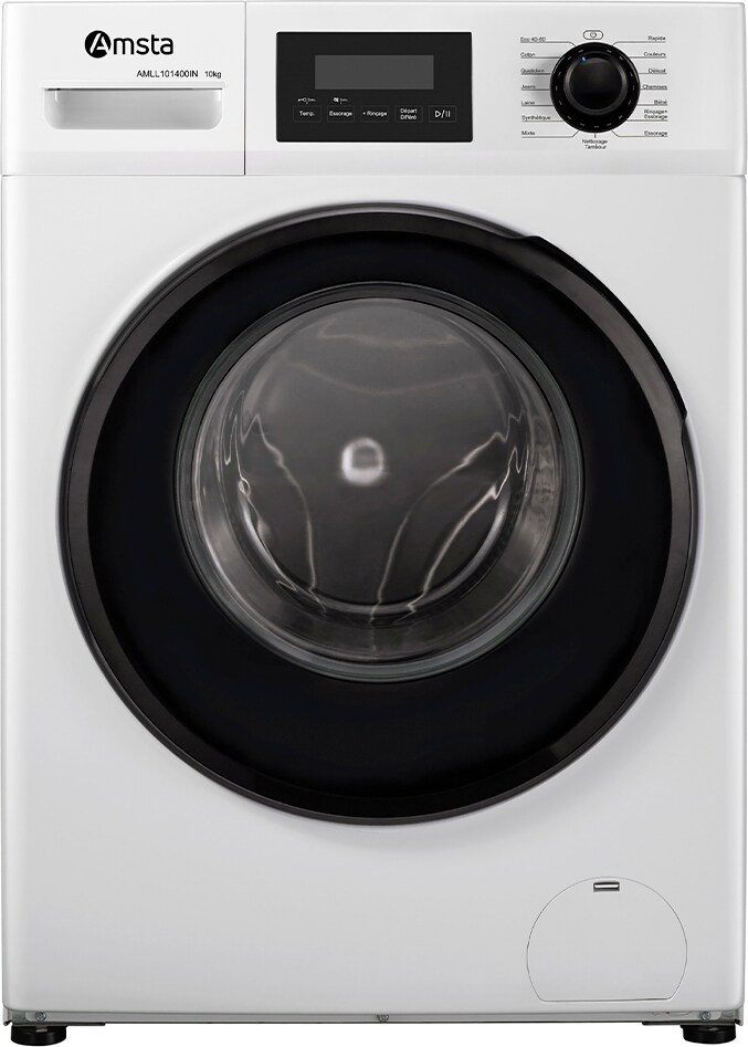 Lavadora frontal Capacidad 10kg 1400 Rev/min Motor Digital Inverter Clase Energética C Amsta AMLL101400IN